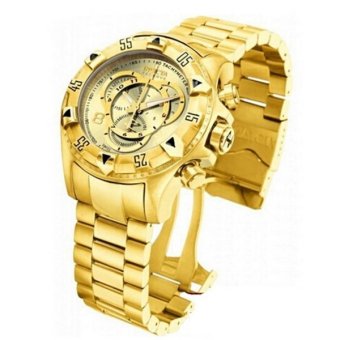 Gambar Fashion Woman Men s Luxury Brand Quartz Watch Relogios SubaquaMasculino INVIC Wristwatch (Gold)