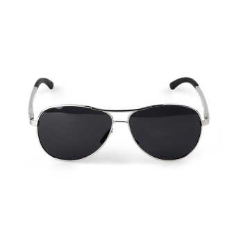 Gambar Feelz Fashion Sunglasses Brand Designer Sun Glasses Driving Glasses For Men (Silver)