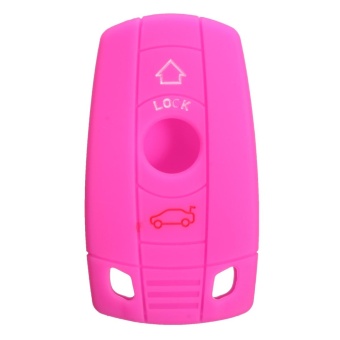 Gambar FIT FOR BMW X1 X5 1 3 5 7 SERIES X6 SILICONE KEY COVER REMOTE CASE SHELL FOB Z (Rose)   intl