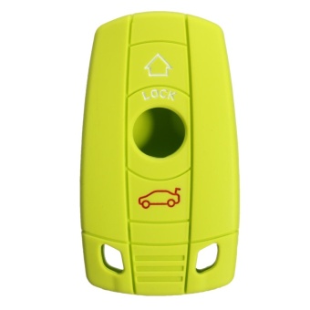 Gambar FIT FOR BMW X1 X5 1 3 5 7 SERIES X6 SILICONE KEY COVER REMOTE CASE SHELL FOB Z(Apple Green)   intl