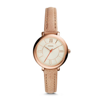 Gambar Fossil ES3802   Jacqueline Mini Sand Leather Watch