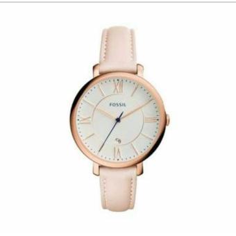 Gambar Fossi^l Watch Stainless Steel Case Leather Strap ES3270 (white)
