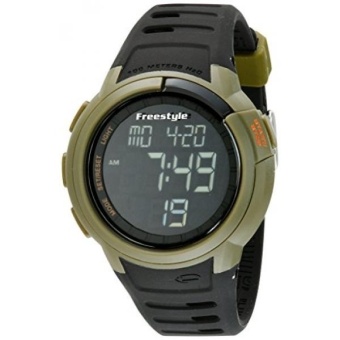 Freestyle Unisex 10019178 Mariner Digital Green Watch with Black Band - intl  