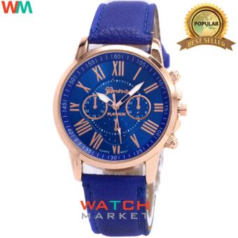 jual murah geneva jam tangan wanita kulit sintetis leather 001 blue di pupukudang jual murah geneva jam tangan wanita kulit sintetis leather 001 blue di pupukudang