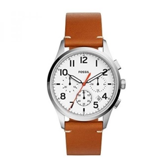 Gambar GPL  Fossil Mens Vintage 54 Chrono Timer Quartz Stainless Steel and Leather Casual Watch, ColorBrown  ship from USA   intl