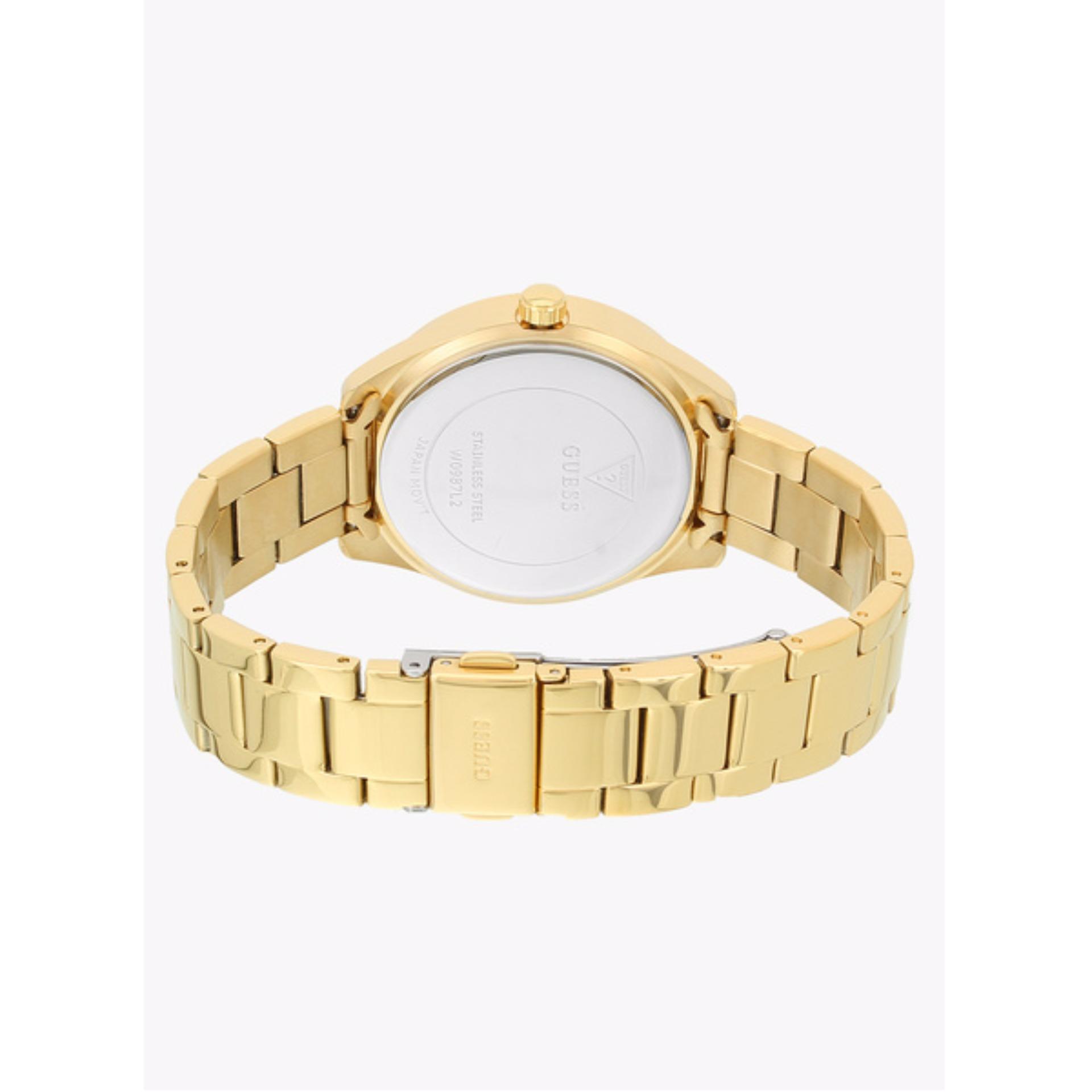 GUESS W0987L2 - Glitter Girl - Jam Tangan Wanita - Bahan Tali Stainless .