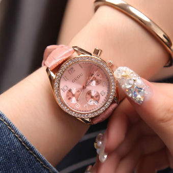 Harga Guou asli baru multifungsi jam tangan wanita Online Murah