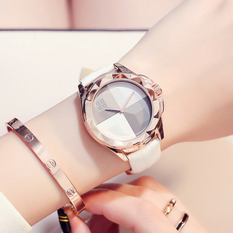 Harga GUOU asli panggil besar kepribadian jam tangan kulit Online Review