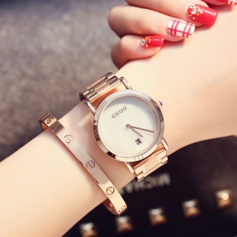 Jual GUOU kepribadian kecil dan baja kalender Shi Ying jam jam tangan
wanita Online Murah