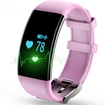 Heart Rate Waterproof Smart Bracelet D21 Fitness Tracker Swim Band Bluetooth 4.0 Sport Smartband for Android iOS Gift - intl  