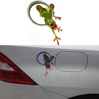 Gambar Hot 3D Frog Magnifier Car Stickers Truck Window Decal GraphicsSticker   intl