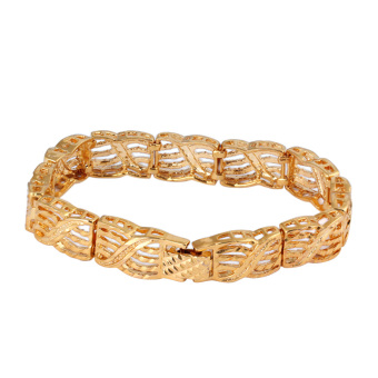 ... Baja Titanium Gelang Pria Source · Kepribadian Gaya Fashion remaja Punk Rock 18 KB emas berlapis logam penyambung rantai perhiasan wanita gelang