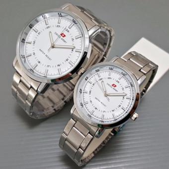 Jam tangan-Swiss-Army-Couple strap rantai-TSHP  