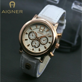 Gambar Jam tangan wanita   Model Trendy   Harga terjangkau   Casual   Leather strap   Chrono off