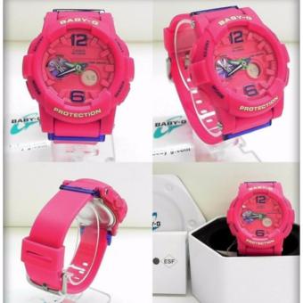 Gambar Jam Tangan Wanita   Tali Gelang Karet Casio Baby G  BGA 180