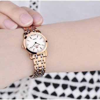jaxuzha Business gifts customized Korean fashion fine steel ladies watch waterproof ultra-thin simple quartz watch - intl  