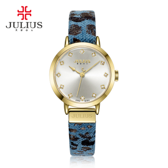 Gambar Julius ja 976 Korea Fashion Style macan tutul wanita Shi Ying bentuk perempuan jam tangan