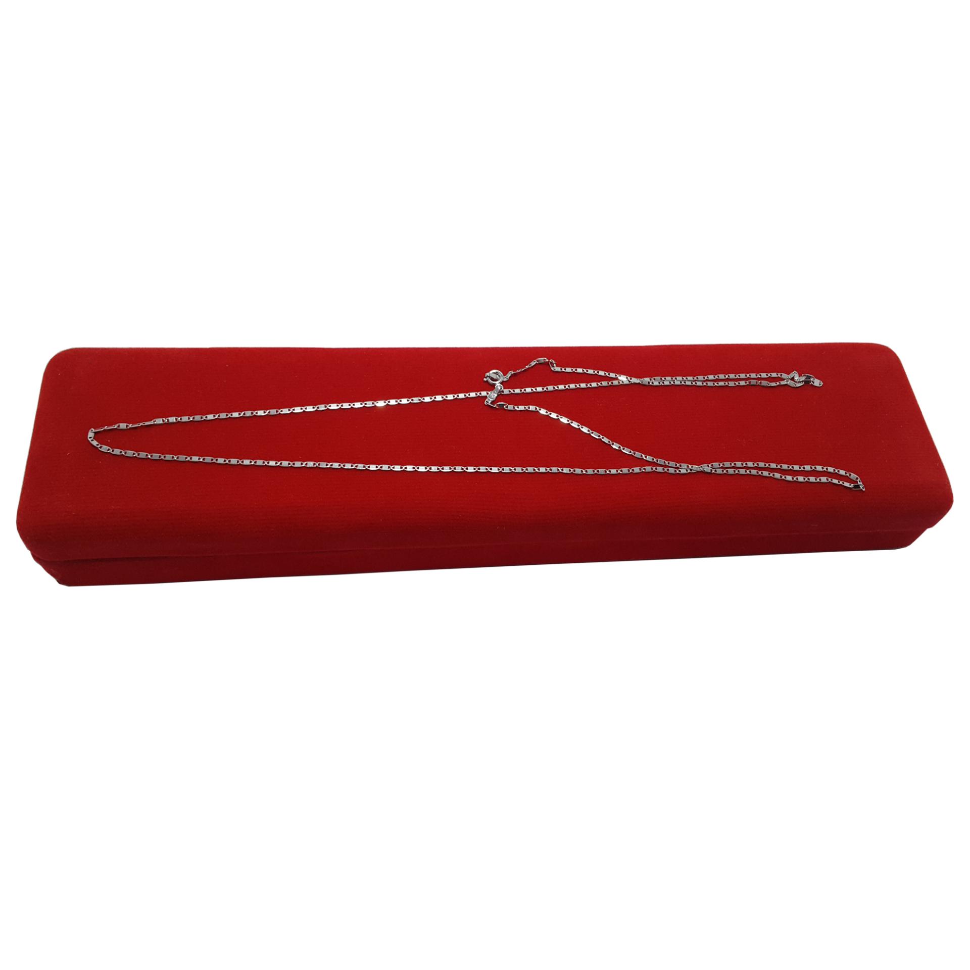 ... Kalung Pipih Emas Putih Asli Kadar Emas 750 % (1.85 Gram) ...