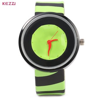 KEZZI 654 Women Quartz Watch Zebra Stripe Band Fashional Wristwatch - intl  