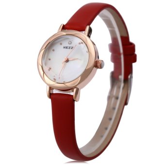 KEZZI K - 770 Women Quartz Watch Petal Shaped Dial Slender Band Wristwatch - intl  