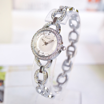 Gambar Kimio berlian asli cinta wanita jam tangan bentuk perempuan