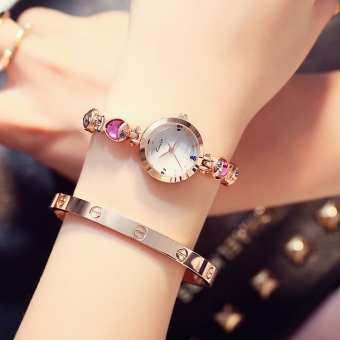 Gambar Kimio berlian kecil gelang mewah wanita jam tangan