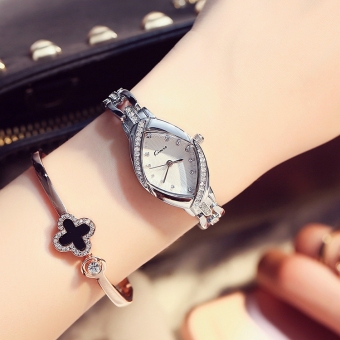 Gambar Kimio Korea Fashion Style Shishang kristal gelang per barel jenis jam tangan