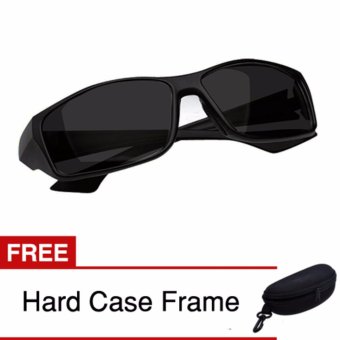 Gambar Klikoto Kacamata Anti Silau   Day Driving   Riding Glasses   Limited Edition Black