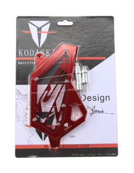 Gambar KODASKIN CNC Aluminum Motorcycle Accessories Front Sprocket CoverChain Guard Cover Left Side Engine for Yamaha YZF R3 2014 2015 2016red