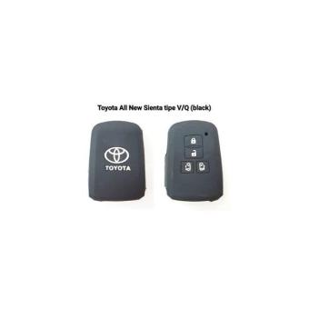 Gambar Kondom Silikon Remote Toyota All New Sienta V Q Keyless (Black)