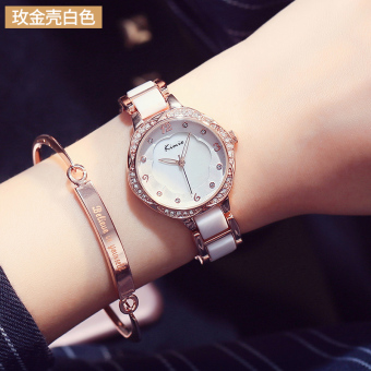 Gambar Korea Fashion Style berlian setengah baya jam tangan wanita