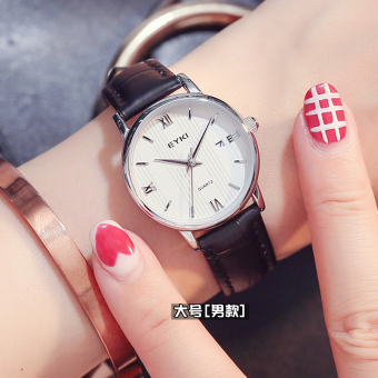 Gambar Korea Fashion Style tanggal belt jam tangan Couple Shi Ying jam