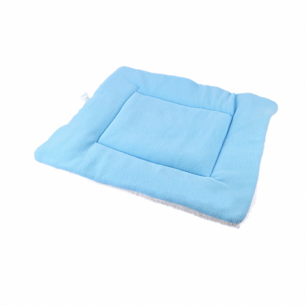 ... Kucing Anjing Peliharaan Anak Kandang Pad Alas Tidur Rumah KotakSarang Tempat Tidur Bantal Biru S Bolehdeals ...