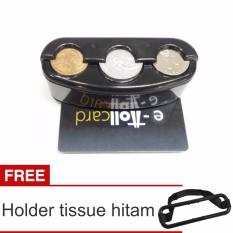 Lanjarjaya tempat koin kartu mobil / coin card car holder + Holder Tissue Hitam