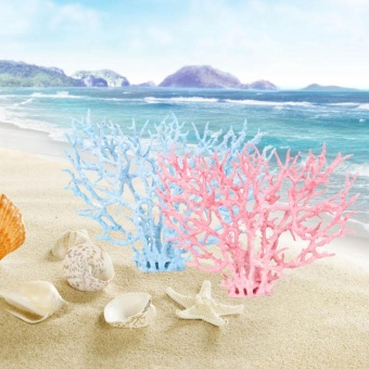 Gambar Large Aquatic Landscape Soft Coral Pink   intl