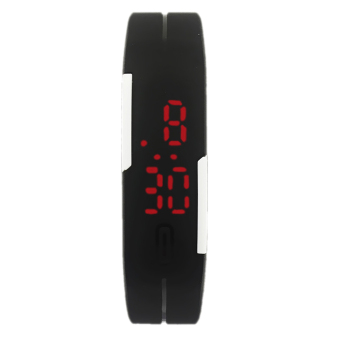 Gambar LED Silicone Band Waterproof Smart watch