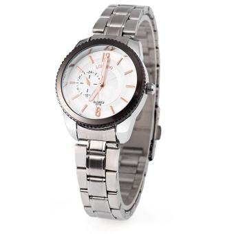 LONGBO 8715L Female Quartz Watch Luminous Pointer Water Resistance Stainless Steel Band Wristwatch - intl  