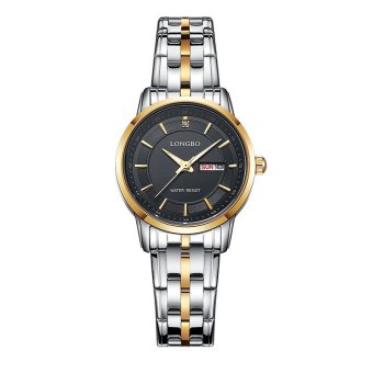LONGBO Brand Stainless Steel Women Sport Watches WristWatch Luxury Analog Quartz-Watch Luxury Watch 88146 MZEWF (Color:c3) - intl  