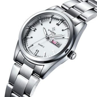 Luxury Brand Women Watches Women Quartz Date Analog Clock Ladies Silver Stainless Steel Casual Wrist Watch Female - intl  