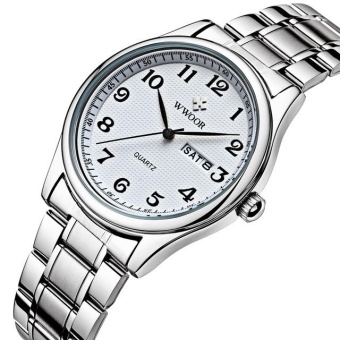 Luxury Brand WWOOR Watch Men Date Watch Quartz Designer Waterproof Watch Business Men Vintage Retro Wrist Watch for Men Gift Box - intl  