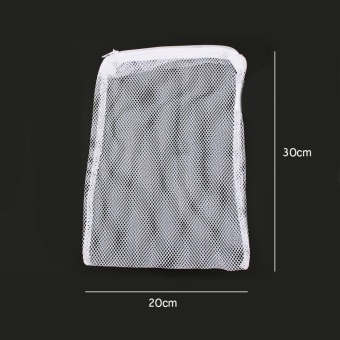 Gambar Moonar 5Pcs Fish Tank Aquarium Filter Net Bag Zipper Cloth Bag 20cm*30cm   intl