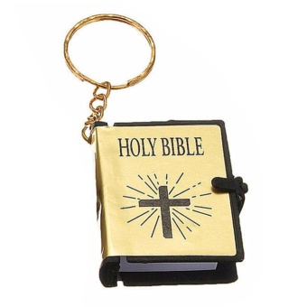 Gambar Moonar Mini Delicate Holy Bible Book Decoration Accessory Keychain( Yellow )   intl