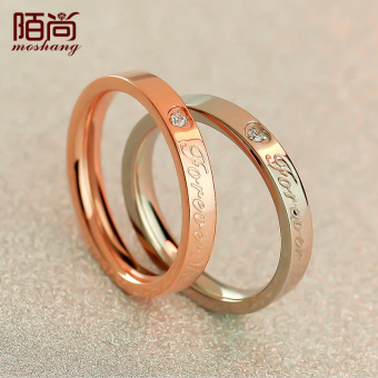 Harga MOVSOINA Korea Fashion Style naik berlapis emas cincin cincin
kawin Online Terjangkau