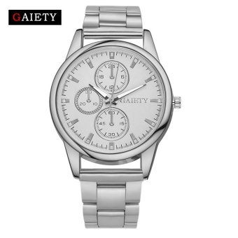 MSL GAIETY G109 Women Fashion Chain Analog Quartz Round Wrist Watch Watches Sliver - intl  