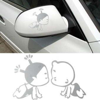 Gambar New Child Design 3D Decoration Sticker For Car Side Mirror RearviewWH   intl
