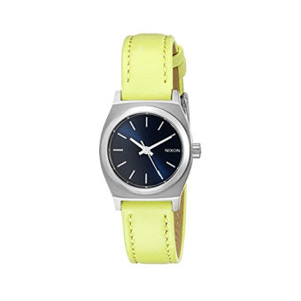 Nixon Women's A5092080 Small Time-Teller Leather Analog Display Quartz Watch - Intl  
