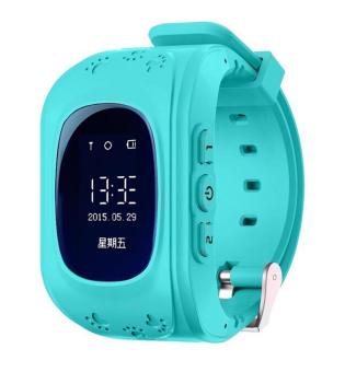 Gambar noonbof Kids Safe GPS GSM Watch Wristwatch SOS Call Anti LostSmartwatch For Kids, Blue
