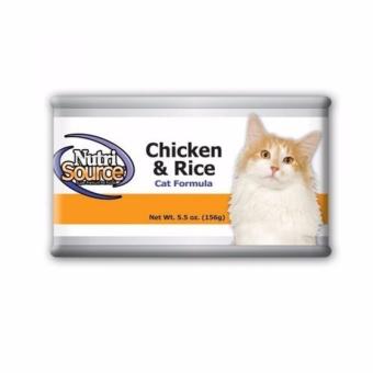Gambar Nutrisource Chicken And Rice Cat Canned Food   158 gr