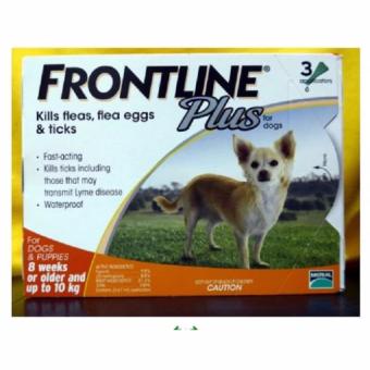 Gambar Obat Kutu Anjing Frontline Plus S  10kg (Per Pipet, Per Dus X3)