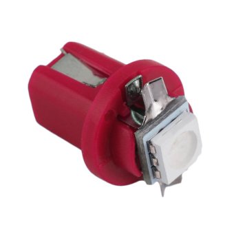 Gambar OH 1pcs B8.5D 5050 Led 1 SMD T5 LED Lamp Car Dashboard instrument Light Bulb Red   intl